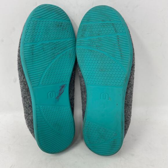 Mahabis Classic Wool Slip On Comfy Slipper Gray Size 6 - Picture 7 of 8